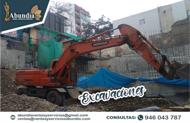 EXCAVACIÓN - MOVIMIENTO DE TIERRA 