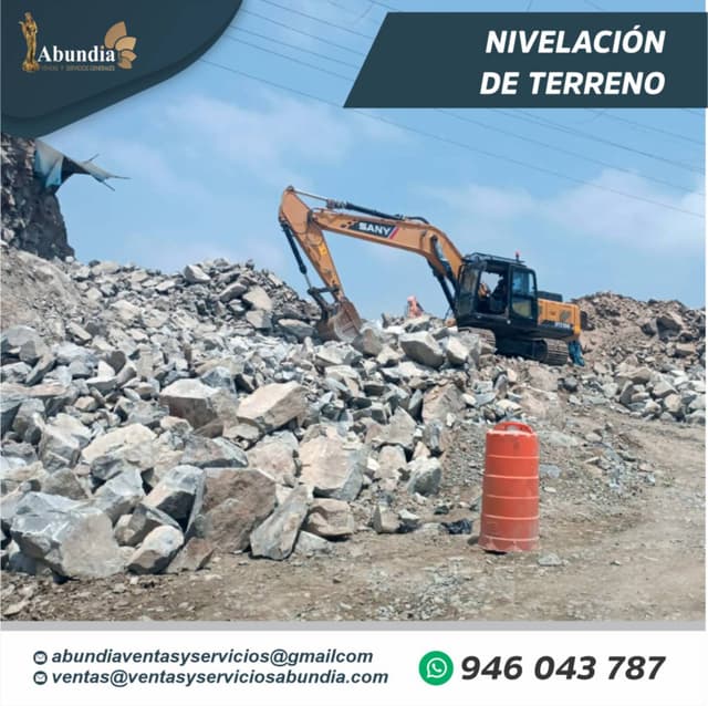 NIVELACIÓN Y COMPACTACIÓN DE TERRENOS - SERVICIO EN TODO LIMA Y CALLAO 